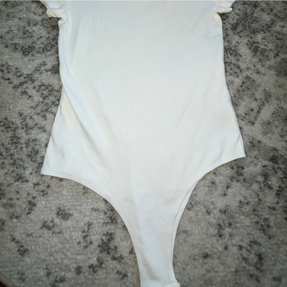 NWT A New Day Ribbed Bodysuit White Size: XS - Picture 2 of 4